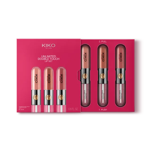 Unlimited Double Touch Lip Set - Nude Attitude