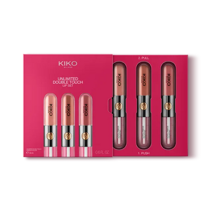 Unlimited Double Touch Lip Set - Nude Attitude